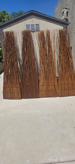 Free bamboo  and a patio chair