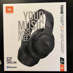 JBL TUNE 750BTNC Wireless Headphones (iPhone Samsung AirPods Beats)