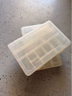 Fishing tackle boxes