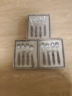 Tea and coffee spoons