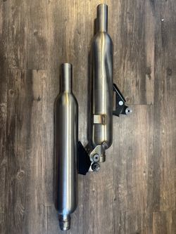 Genuine 2022 Triumph Bonneville T100 Exhaust Mufflers