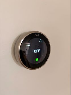 Google Nest Learning Thermostat (3rd Gen) - Silver