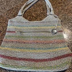 The Sak Voyager Belle Multi Striped Shoulder  Bag