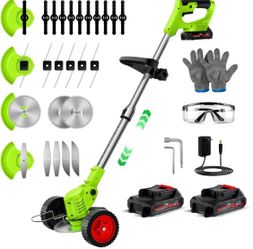YAHHU 21V Cordless String Trimmer with 6" Cut