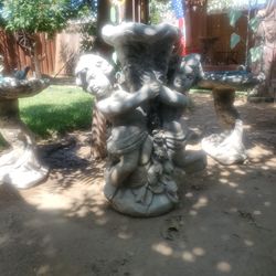 Cement Angel Yard Decore
