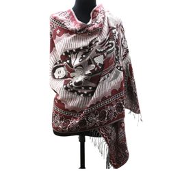 Set Of 12 X Our Lady of Guadalupe Pashmina shawl , Woven Blanket Scarf, Wrap, Mexican Shawl, festival scarf/pashmina, Virgin Mary, Virgen de Guadalupe