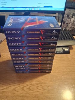 Sony Standard Grade VHS Tapes