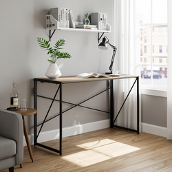 Homy Casa HARPER 246T 47.2" Computer Desk for Home Office Workspace Open Box