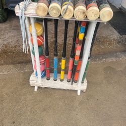 Croquet game vintage.