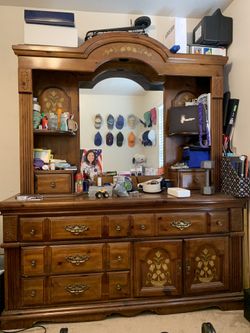 Real Oak Wood Dresser