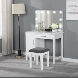 Vanity With Stool