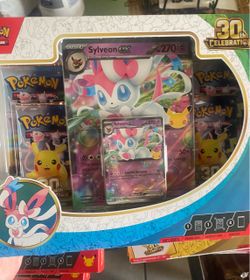 Pokémon Sylveon ex and Greninja ex 30th Celebration Box