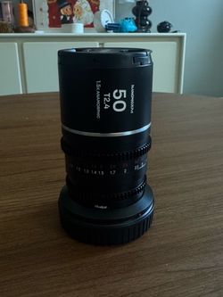 Laowa Nanomorph 50mm T2.4 1.5x S35 wAnamorphic Lens (Canon RF , Silver Flare)