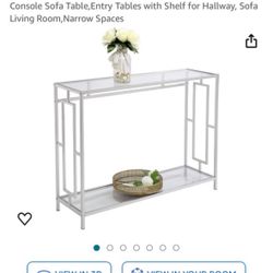 Glass Console Table NEW