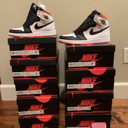 Jordan 1 electro orange sizes 4.5Y 5Y 6Y 6.5Y 7Y 9.5 10 10.5 & 11.5