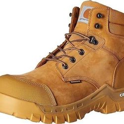 NEW Size 10 Wide Men Work Boots Carhartt Rugged Flex 6-inch Waterproof Comp Toe Safety