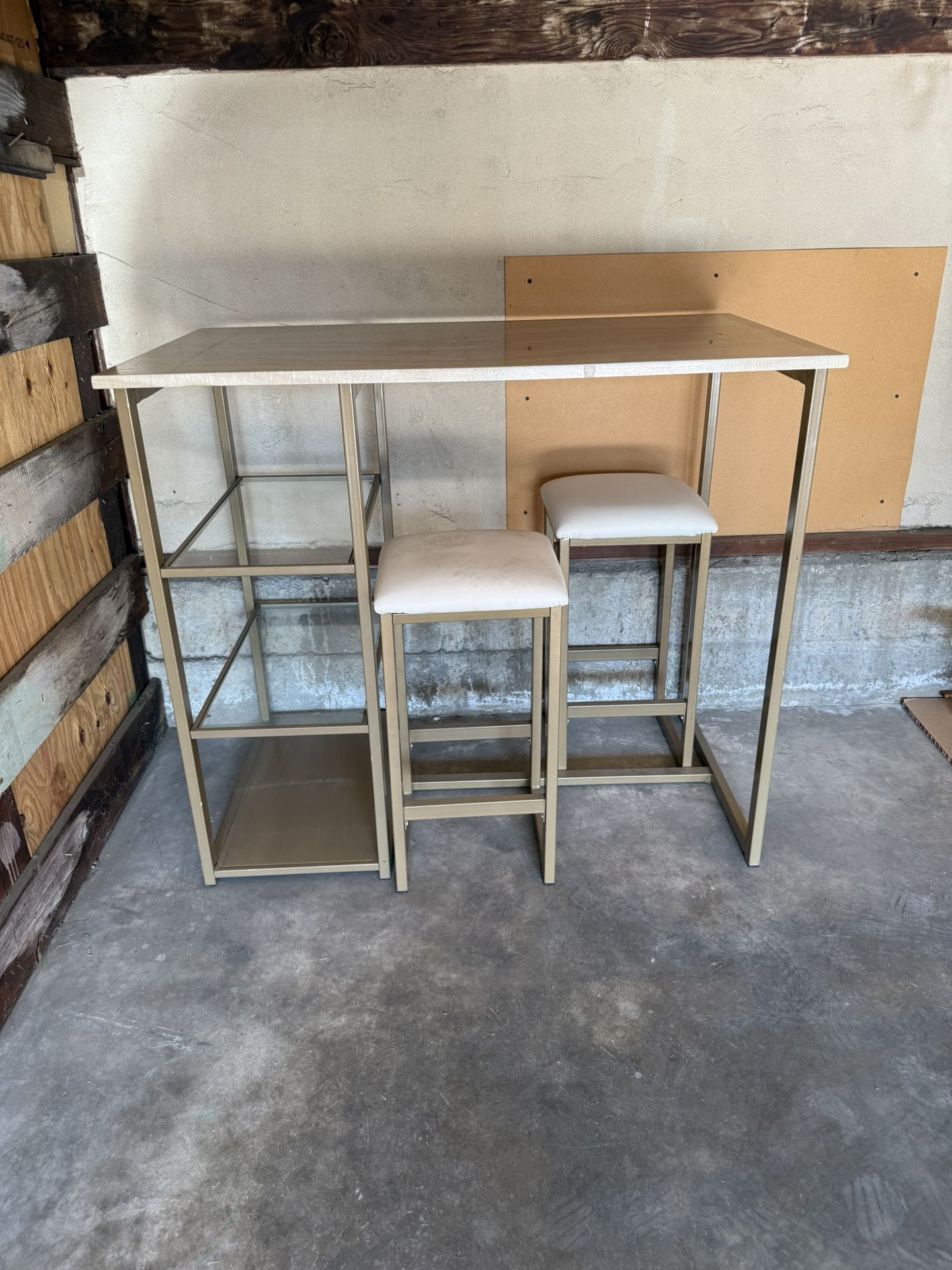 Bar And 2 Stool Set