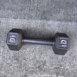 10lb Hex Cast Single Dumbbell 