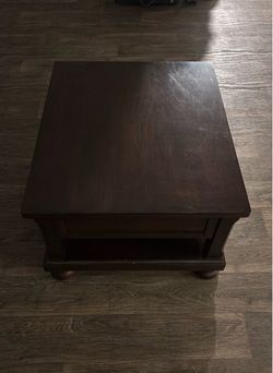 hard wood coffee table