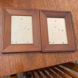 2 5x7 Wooden Picture Frame