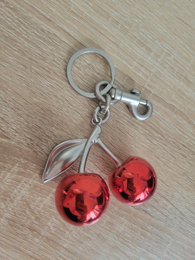 Large Cherry Bag Charm/Keychain 