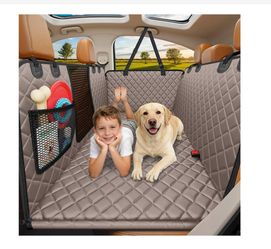 Quilted Dog Car Seat Cover with Mesh PocketURPOWER Dog Car Seat Cover for Full-Size Crew Cab Trucks