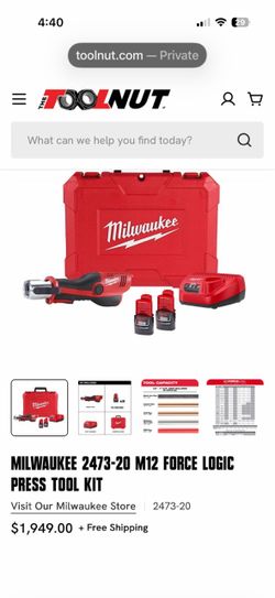 Milwaukee m12 pro press
