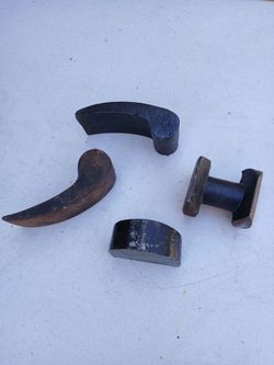 Vintage auto body repair dollies