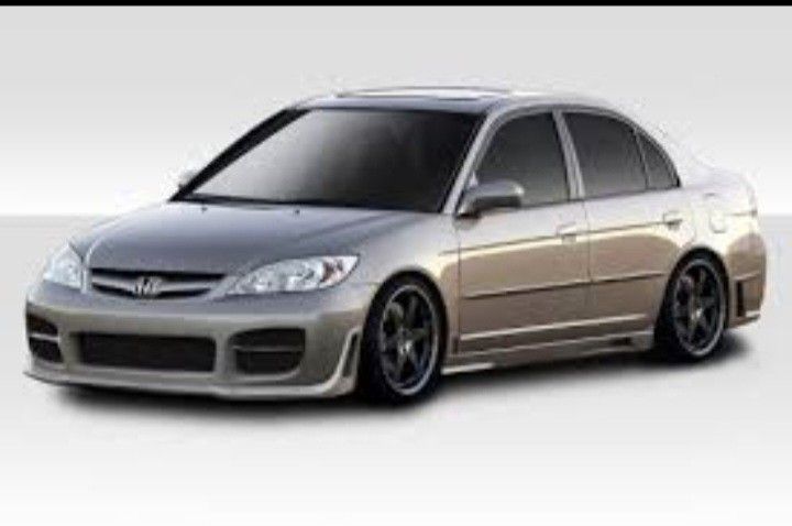 Rocker Panels Honda civic 4 door R34 side skirts Body Kit Bodykits Body Kits Bodykit Liquidation Sale