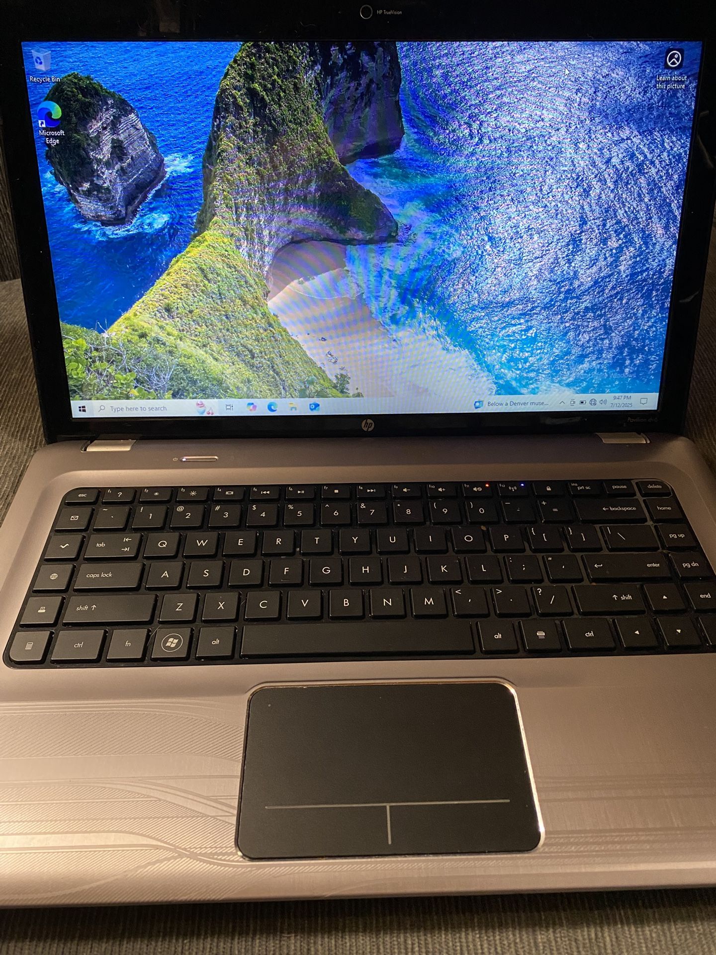 HP 15.6” Laptop w/Charger