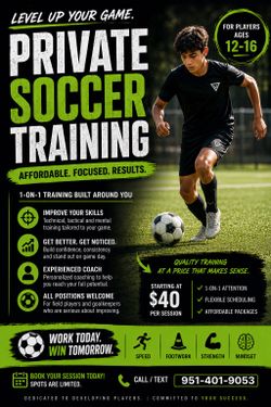 Private soccer training