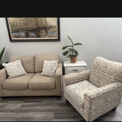 Sofa and Chair for sale 