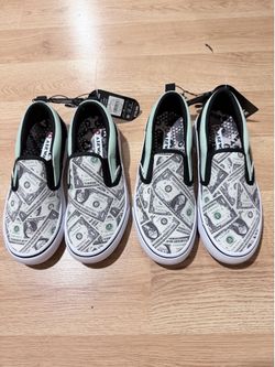 Boys slip on sneakers- big kid size 5 and 6