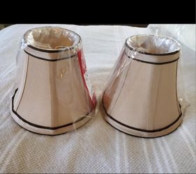 2 Elegant New Custom Small Lamp/Sconce Shades