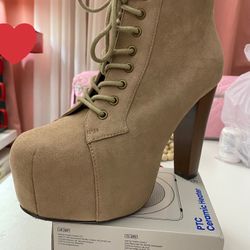 Chunky Heel Boots