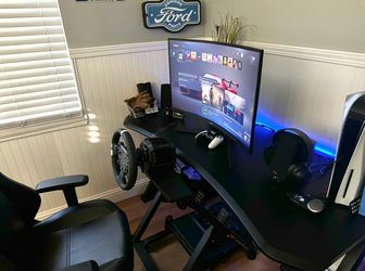 Sim Rig - Logitech RS50 PlayStation Base with Pro Racing Pedals