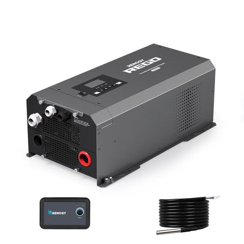 Renogy REGO 3000W Pure Sine Wave Inverter Charger W/LCD Display