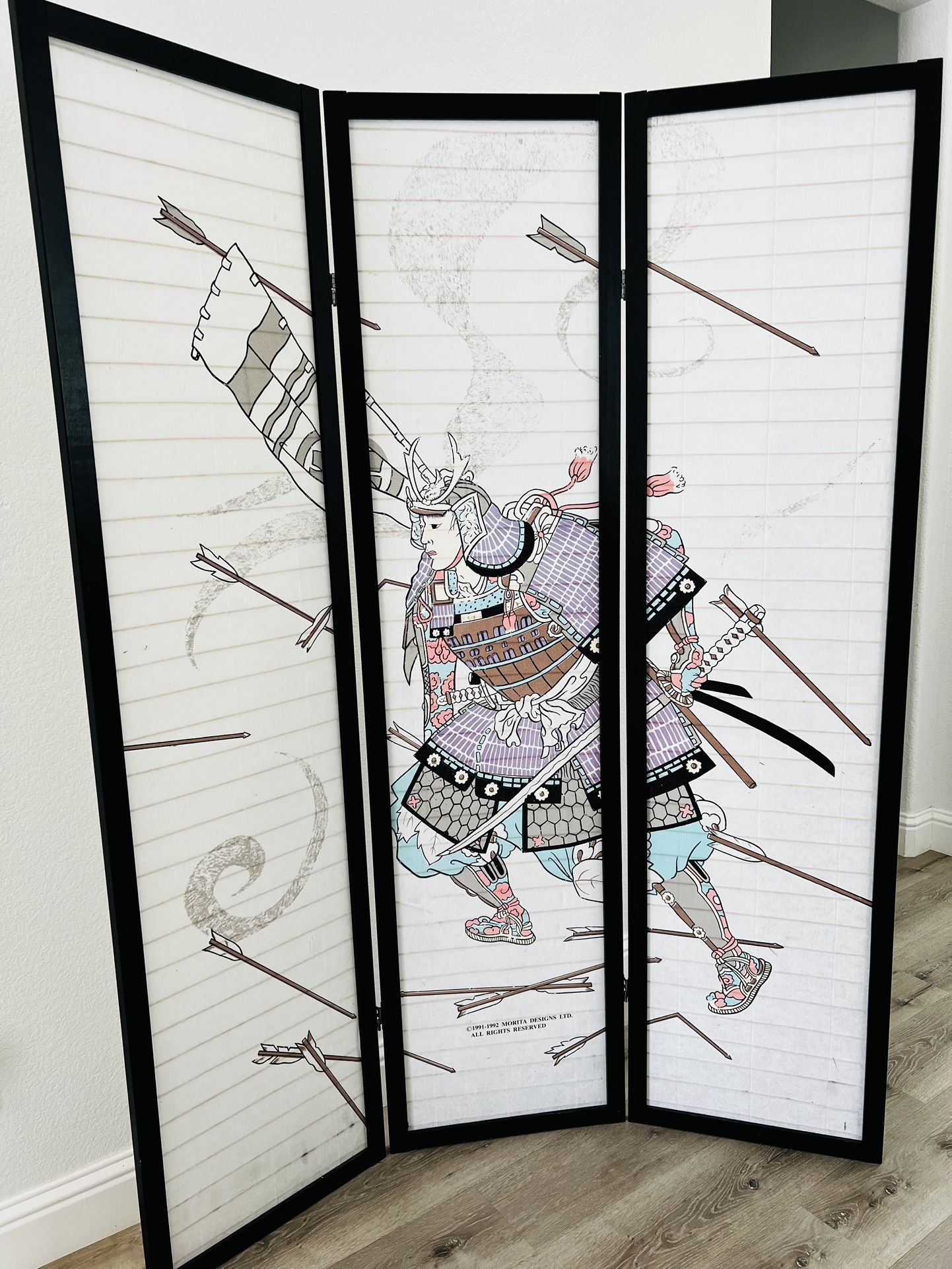 Samurai Japanese Room Divider