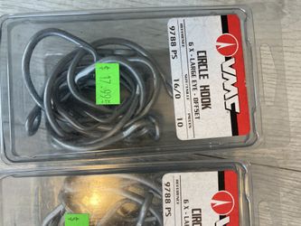 VMC 16/0 Circle Hooks 12$ Per