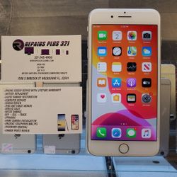 Unlocked Silver iPhone 7 Plus 128gb