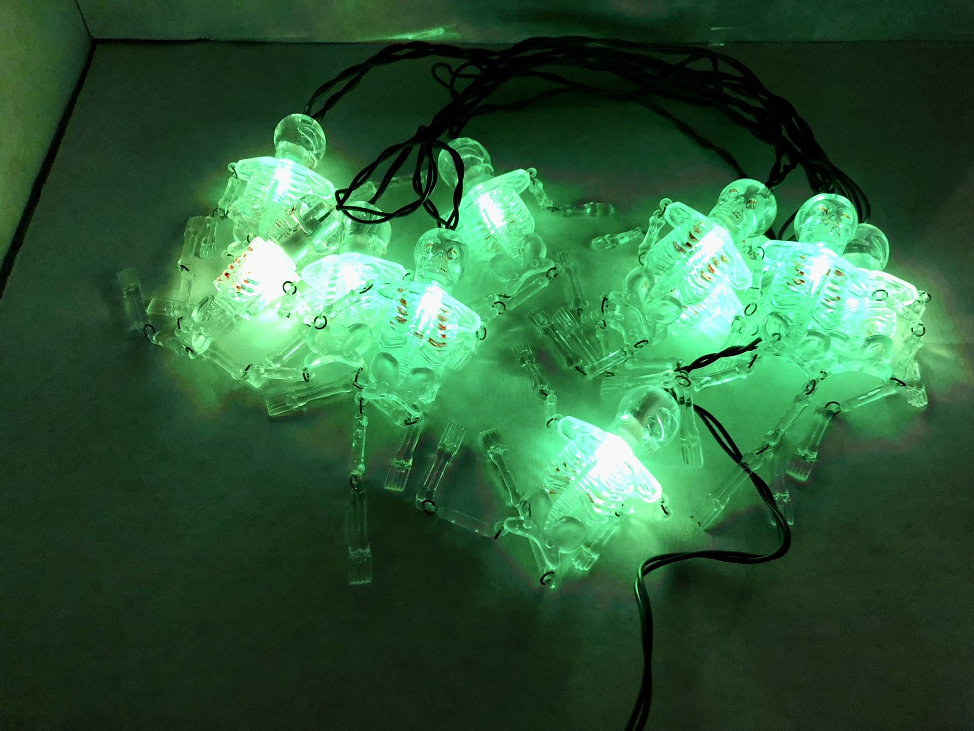 Halloween Novelty Skeleton String Lights