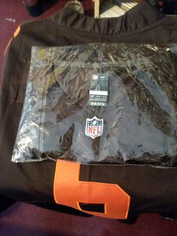Brand new on field NFL authentic Baker Mayfield Jersey small