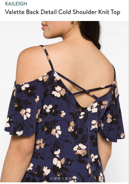 Kaileigh valette cold shoulder blouse sale