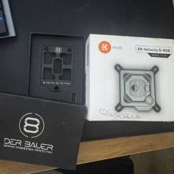 EKWB water Block And CPU Frame For Intel Chips