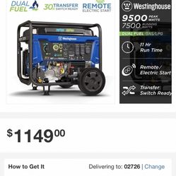 Westinghouse Generator