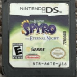 Nintendo Ds “The Legend Of Spyro ,The Internal Night” 
