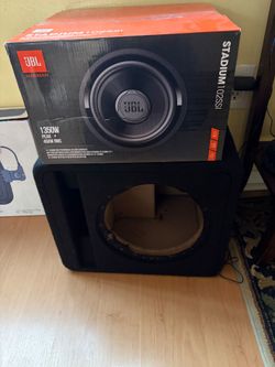 Jbl sub woth rockville box brand new