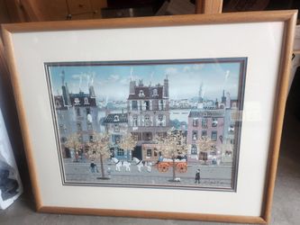 Michel Delacroix Framed Lithograph Print