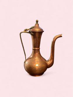 Vintage/Antique Turkish lidded ewer or pitcher