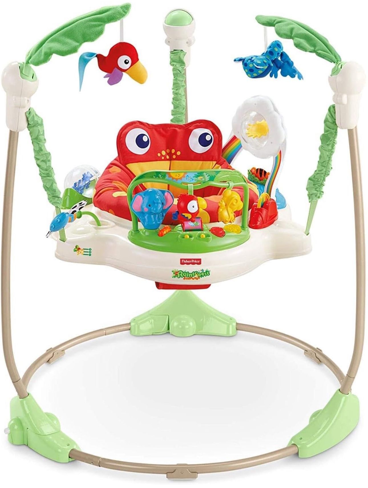 Fisher Price Baby Bouncer Rainforest Jumperoo Activity Center with Music Lights Sounds and Developmental Toys Baby gear